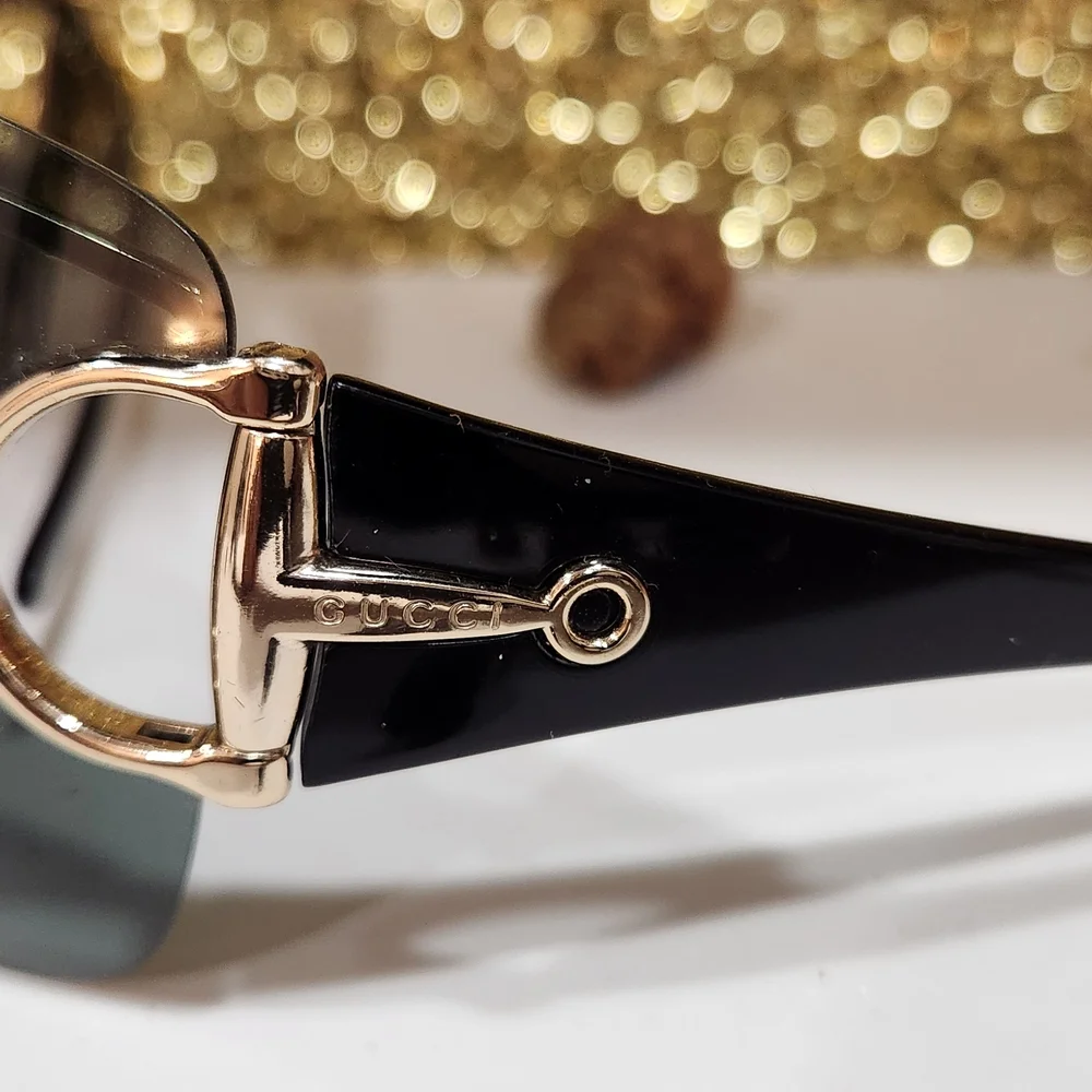 Gucci Rimless Shield Sunglasses - Picture 2 of 8